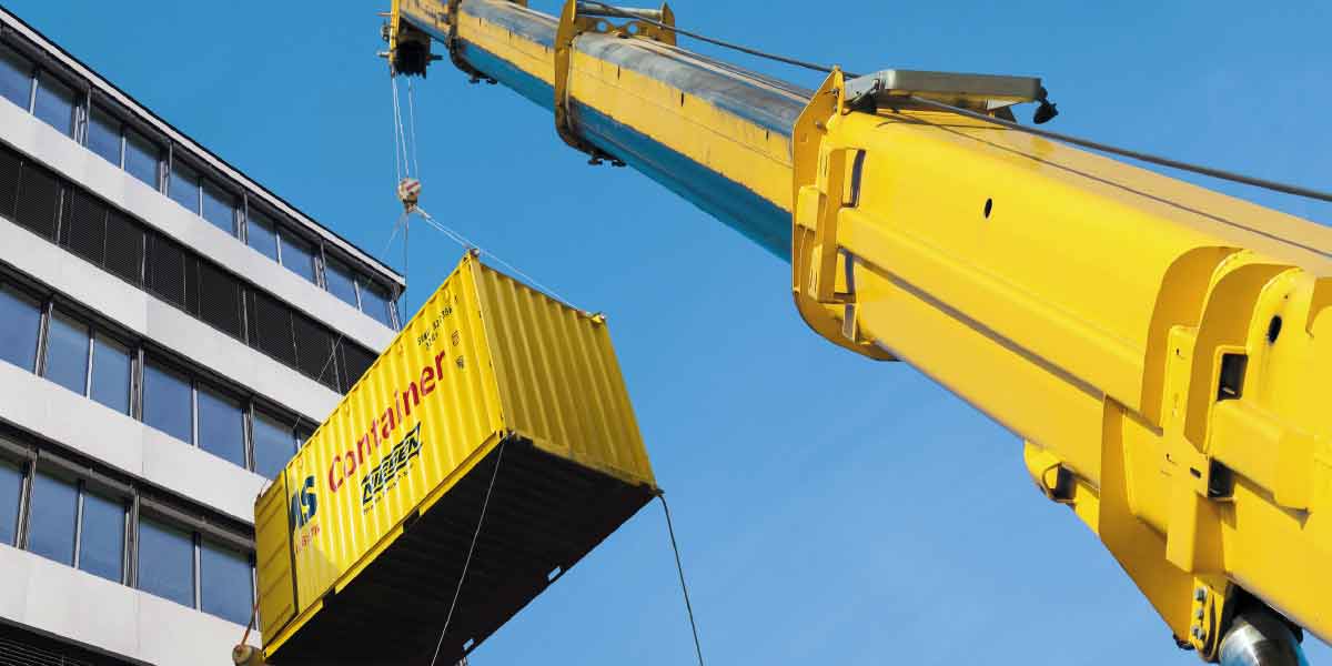 NIESEN Container am Kran