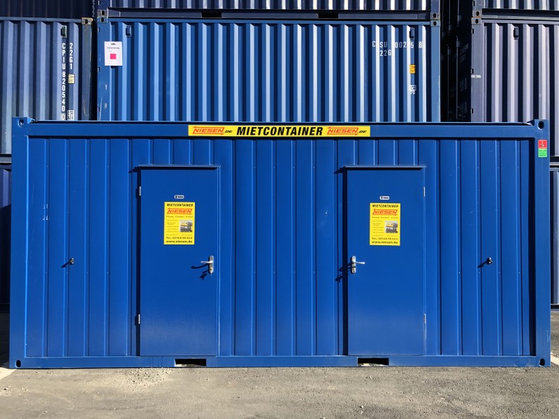 20' WC-Container Damen und Herren